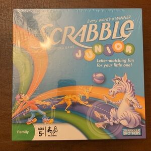 New! Scrabble Junior by Parker Brothers.